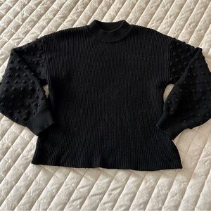 Vince Camuto Bobble Stitch Sleeve Pullover Sweater